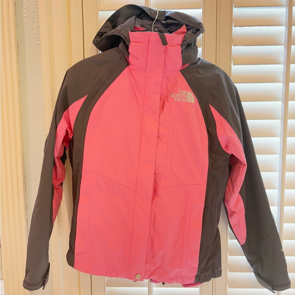 North Face Ski Jacket Shell and Fleece jacket